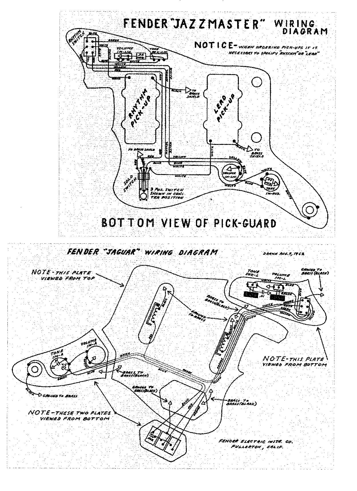 Fender Player Jazzmaster Wiring Diagram from www.mosriteforum.com